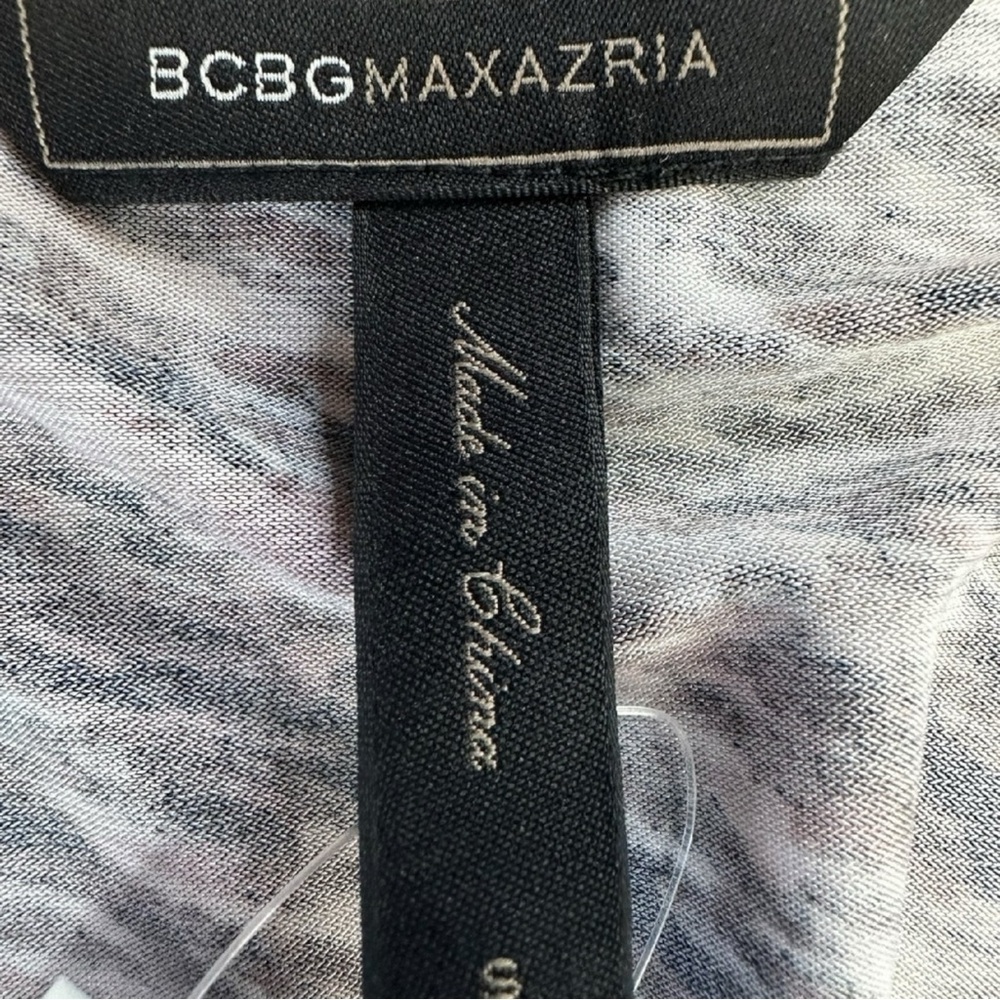 BCBGMAXAZRIA Gray Dusk KIMBER Wrap Dress Size S G0550 - Picture 7 of 11